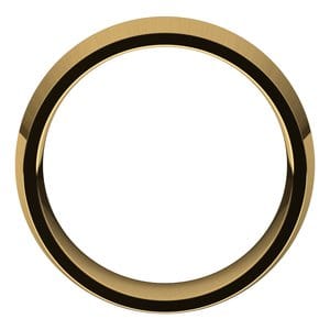 Rings 18K Yellow 8 mm Comfort-Fit Knife Band Size 11