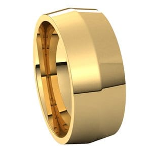 Rings 18K Yellow 8 mm Comfort-Fit Knife Band Size 11