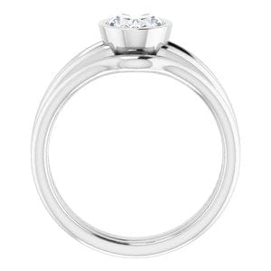 Rings Sterling Silver 8x6 mm Oval Engagement Ring Mounting