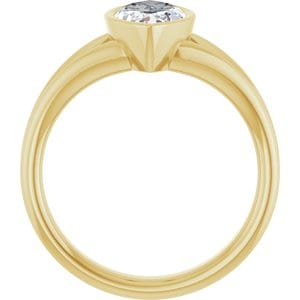 Rings 14K Yellow 12x6 mm Marquise Engagement Ring Mounting