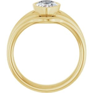 Rings 14K Yellow 12x6 mm Marquise Engagement Ring Mounting