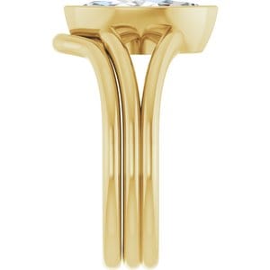 Rings 14K Yellow 12x6 mm Marquise Engagement Ring Mounting