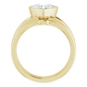 Rings 14K Yellow 8x8 mm Heart Engagement Ring Mounting
