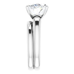 Rings Sterling Silver 14x10 mm Oval Engagement Ring Mounting