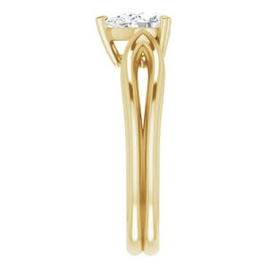 Rings 14K Yellow 7x5 mm Pear Engagement Ring Mounting