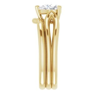Rings 14K Yellow 7x5 mm Pear Engagement Ring Mounting