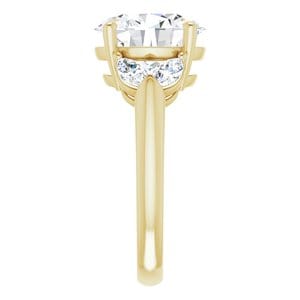 Rings 14K Yellow 11x9 mm Oval Engagement Ring Mounting