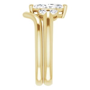 Rings 14K Yellow 9x4.5 mm Marquise Engagement Ring Mounting
