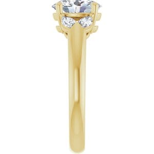 Rings 14K Yellow 8x6 mm Oval Engagement Ring Mounting