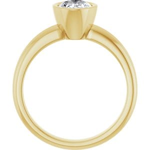 Rings 14K Yellow 8x6 mm Oval Engagement Ring Mounting