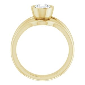 Rings 14K Yellow 8x6 mm Oval Engagement Ring Mounting