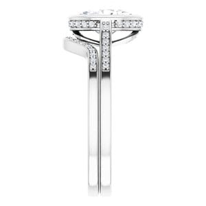 Rings Sterling Silver  8x6 mm Oval Engagement Ring Mounting
