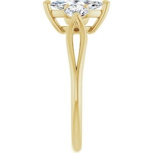 Rings 14K Yellow  9x4.5 mm Marquise Engagement Ring Mounting
