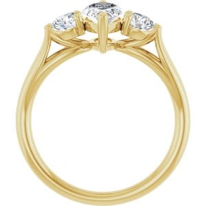 Rings 14K Yellow  10x5 mm Marquise Engagement Ring Mounting