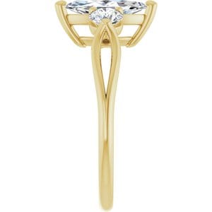 Rings 14K Yellow  10x5 mm Marquise Engagement Ring Mounting