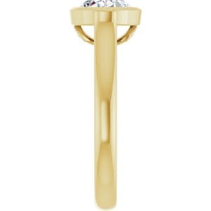 Rings 14K Yellow  9x7 mm Oval Engagement Ring Mounting