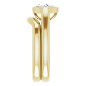 Rings 14K Yellow  9x7 mm Oval Engagement Ring Mounting