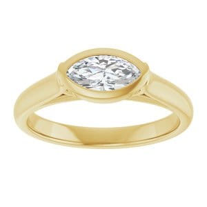 Rings 14K Yellow  8x4 mm Marquise Engagement Ring Mounting