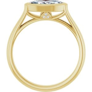 Rings 14K Yellow  10x5 mm Marquise Engagement Ring Mounting