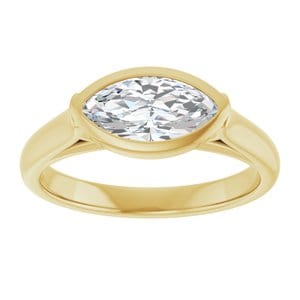 Rings 14K Yellow  10x5 mm Marquise Engagement Ring Mounting