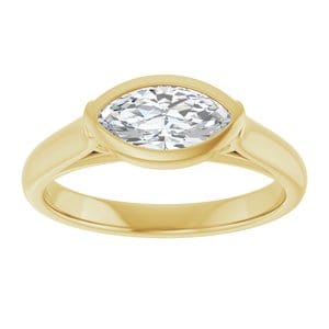 Rings 14K Yellow  9x4.5 mm Marquise Engagement Ring Mounting