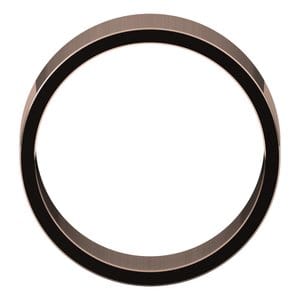 Rings 10K Rose 8 mm Flat Band Size 11