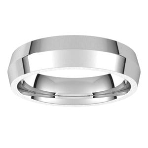 Sterling Silver 5 mm Comfort-Fit Knife Band Size 11