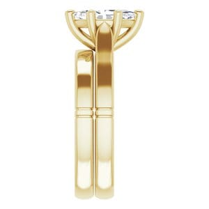 Rings 14K Yellow  10x5 mm Marquise Solitaire Engagement Ring Mounting