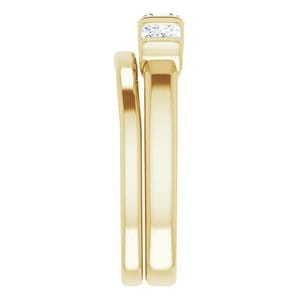 Rings 14K Yellow  4.8 mm Round Engagement Ring Mounting