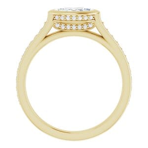 Rings 14K Yellow  8x4 mm Marquise Engagement Ring Mounting