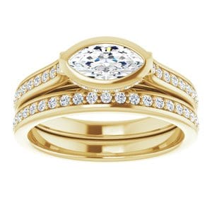 Rings 14K Yellow  8x4 mm Marquise Engagement Ring Mounting