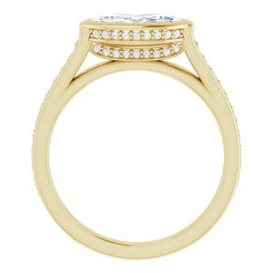 Rings 18K Yellow  10x5 mm Marquise Engagement Ring Mounting