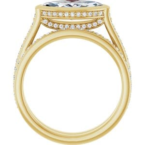 Rings 18K Yellow  12x6 mm Marquise Engagement Ring Mounting