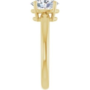 Rings 14K Yellow 8x6 mm Oval Engagement Ring Mounting