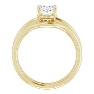 Rings 14K Yellow 8x6 mm Oval Engagement Ring Mounting