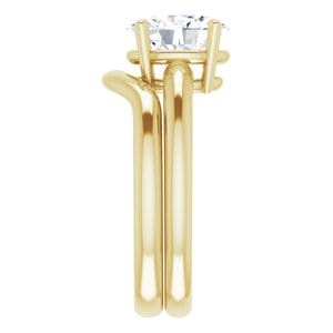 Rings 14K Yellow 9x7 mm Oval Engagement Ring Mounting