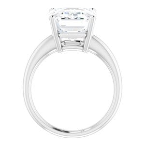 Rings Sterling Silver 12x10 mm Emerald Engagement Ring Mounting