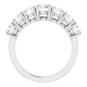 Rings Platinum  4.8 mm Round Engagement Ring Mounting