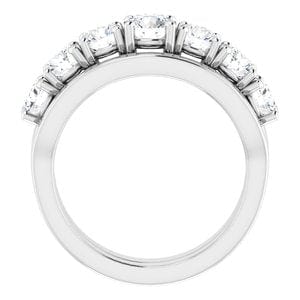 Rings Platinum  4.8 mm Round Engagement Ring Mounting