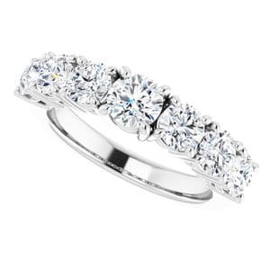 Rings Platinum  4.8 mm Round Engagement Ring Mounting
