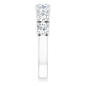 Rings Platinum  4.8 mm Round Engagement Ring Mounting