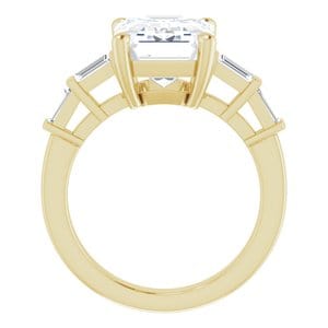 Rings 14K Yellow  11x9 mm Emerald Engagement Ring Mounting
