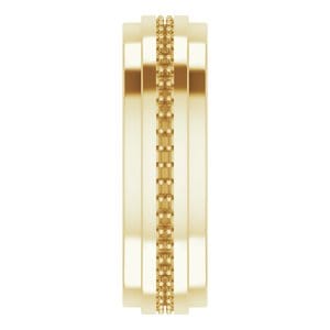 Rings 14K Yellow 1.2 mm Round Eternity Band Mounting Size 11.5