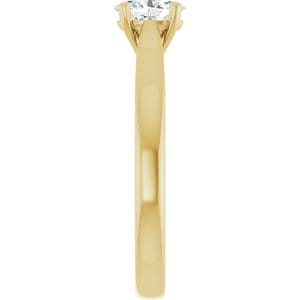Rings 14K Yellow 6x4 mm Oval Engagement Ring Mounting