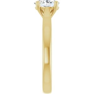 Rings 14K Yellow 7x5 mm Oval Engagement Ring Mounting