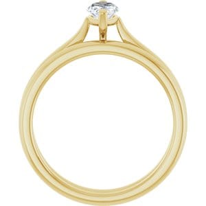 Rings 14K Yellow 8x4 mm Marquise Engagement Ring Mounting