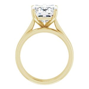 Rings 14K Yellow 11x9 mm Emerald Engagement Ring Mounting