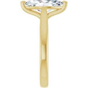 Rings 14K Yellow 12x6 mm Marquise Engagement Ring Mounting