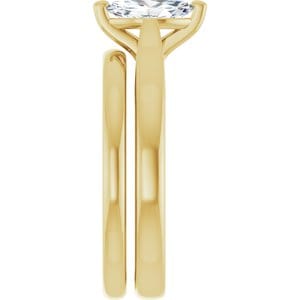 Rings 14K Yellow 8x4 mm Marquise Engagement Ring Mounting