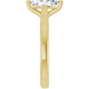 Rings 14K Yellow 9x4.5 mm Marquise Engagement Ring Mounting
